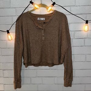 Hollister cropped sweater